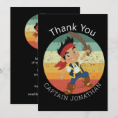 Pirate bedankt voor je briefkaart (Voorkant / Achterkant)