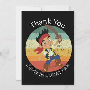Pirate bedankt voor je briefkaart
