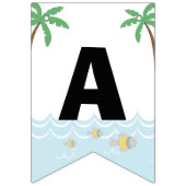 Pirate Beer Boys Pirate verjaardagsfeestje Vlaggetjes (Derde vlag)