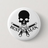Pirate Best Man Button (Voorkant)