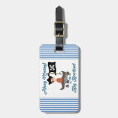 Pirate Big Brother Bagagelabel (Voorkant verticaal)