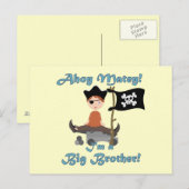 Pirate Big Brother Briefkaart (Voorkant / Achterkant)