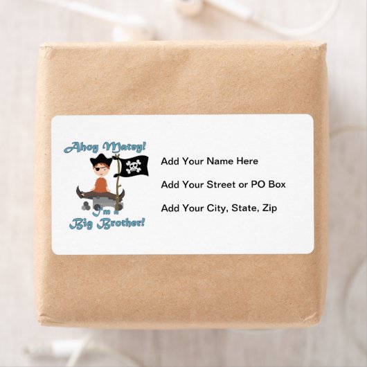 Pirate Big Brother Etiket (Insitu)
