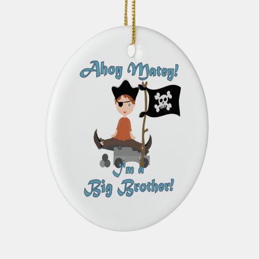 Pirate Big Brother Keramisch Ornament (Rechts)