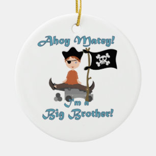 Pirate Big Brother Keramisch Ornament