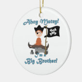 Pirate Big Brother Keramisch Ornament (Links)