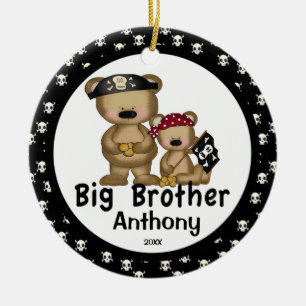 Pirate Big Brother kerstversiering Keramisch Ornament
