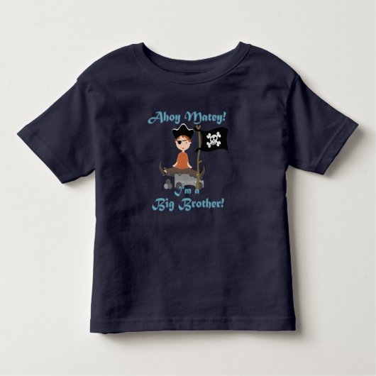 Pirate Big Brother Kinder Shirts (Voorkant)