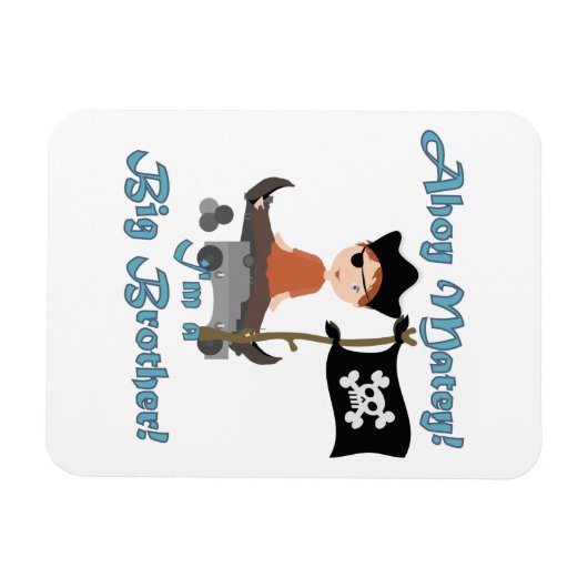 Pirate Big Brother Magneet (Horizontaal)