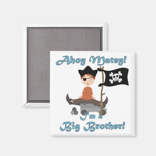 Pirate Big Brother Magneet (Voorkant / Achterkant)