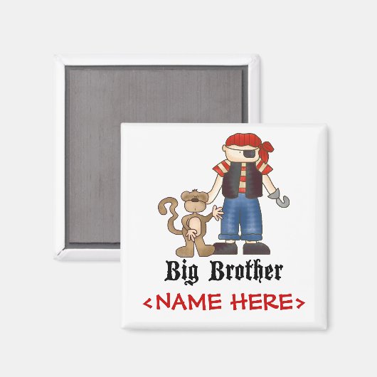 Pirate Big Brother Magneet (Voorkant / Achterkant)