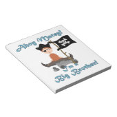 Pirate Big Brother Notitieblok (Schuin)