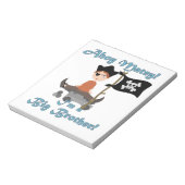 Pirate Big Brother Notitieblok (Linkerzijde)