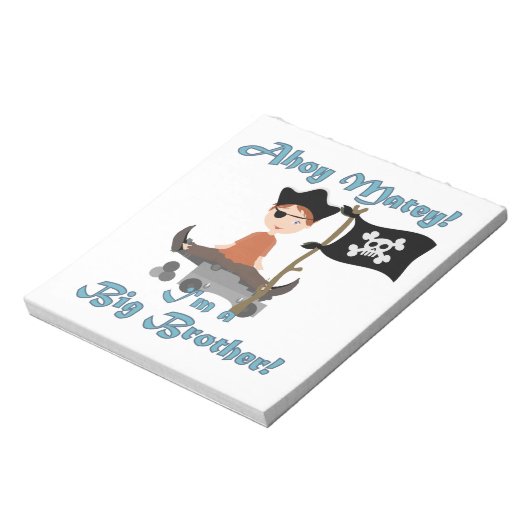 Pirate Big Brother Notitieblok (Linkerzijde)