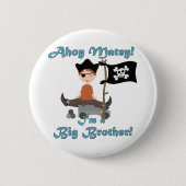 Pirate Big Brother Ronde Button 5,7 Cm (Voorkant)