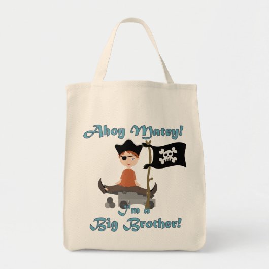 Pirate Big Brother Tote Bag (Voorkant)