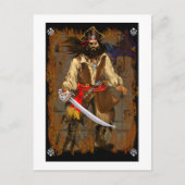 Pirate-Big en Bad Briefkaart (Voorkant)