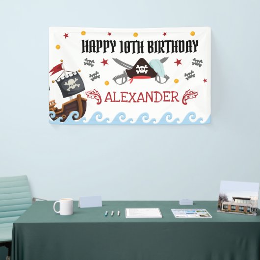 Pirate Birthday Banner (Beurs)