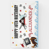 Pirate Birthday Banner (Verticaal)