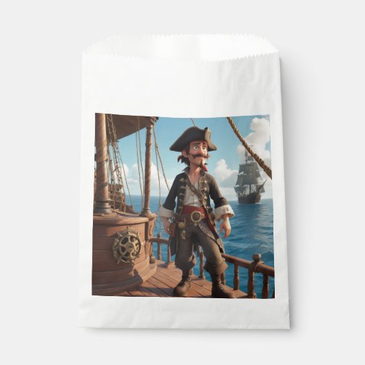 Pirate Birthday Bedankzakje (Voorkant)
