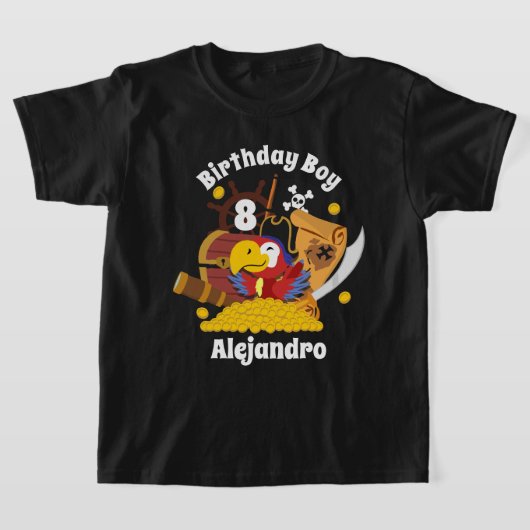 Pirate Birthday Boy Shirt (Laagn)