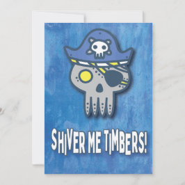 Pirate Birthday First Birthday Kaart