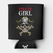 Pirate Birthday GIRL thema Blikjeskoeler (Voorkant)