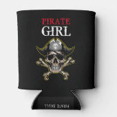 Pirate Birthday GIRL thema Blikjeskoeler (Achterkant)