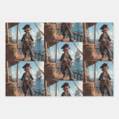 Pirate Birthday Inpakpapier Vel (Voorkant 3)