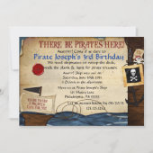 Pirate Birthday Invitation Kaart (Voorkant)