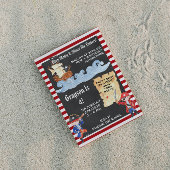 Pirate Birthday Invitation Kaart
