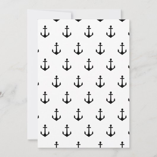 Pirate Birthday Invitation Kaart (Achterkant)