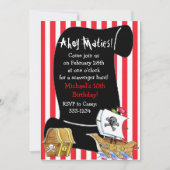 Pirate Birthday Invitations Kaart (Voorkant)