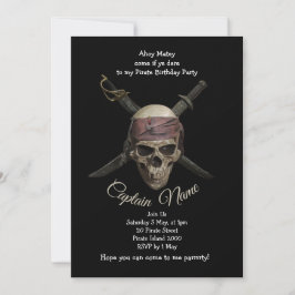 Pirate Birthday Kaart