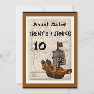 Pirate Birthday Kaart