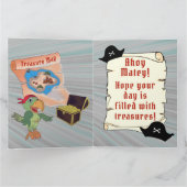 Pirate Birthday Kaart (Binnen)