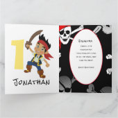Pirate Birthday Kaart (Binnen)
