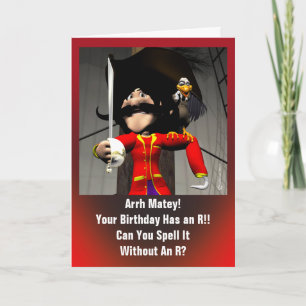 Pirate Birthday Kaart