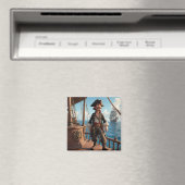 Pirate Birthday Magneet (Insitu (Vaatwasser))