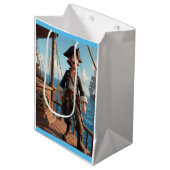 Pirate Birthday Medium Cadeauzakje (Voorkant Gekanteld)