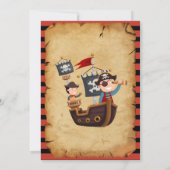 Pirate Birthday Party - Bedankt voor je creditcard (Achterkant)