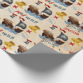 Pirate Birthday Party Cadeaupapier (Hoek)