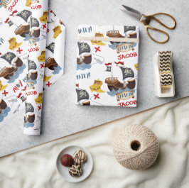 Pirate Birthday Party Cadeaupapier