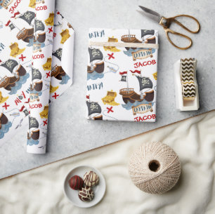 Pirate Birthday Party Cadeaupapier