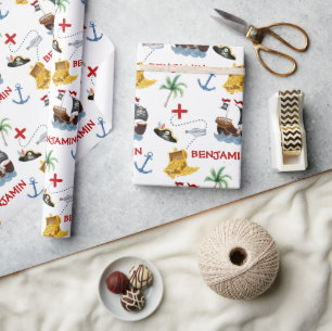 Pirate Birthday Party Cadeaupapier