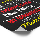 Pirate Birthday Party chalkboard Poster (Hoek)