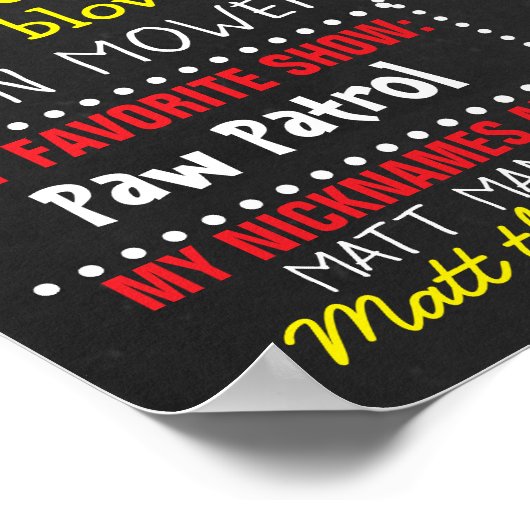 Pirate Birthday Party chalkboard Poster (Hoek)