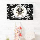 Pirate Birthday Party Cross Botten Spandoek (Insitu)