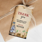 Pirate Birthday Party Dank je Label Cadeaulabel