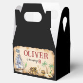 Pirate Birthday Party Favor Box Bedankdoosjes (Geopend)
